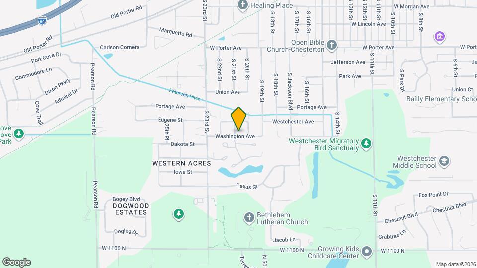 2018 Washington Ave Map and Location Details