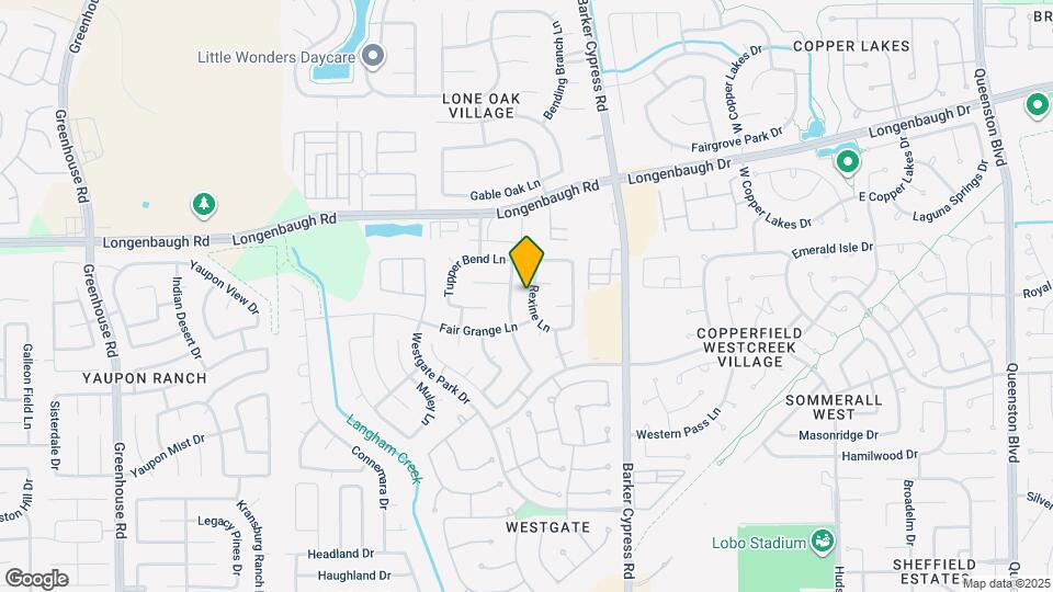 18215 Rexine Ln Map and Location Details