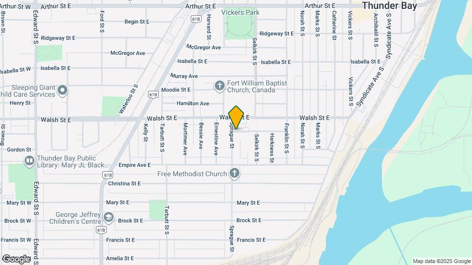 722 Sprague St Map and Location Details
