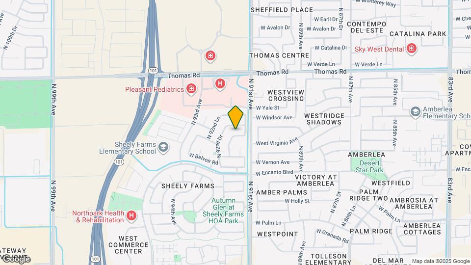 9124 W Wilshire Ave Map and Location Details