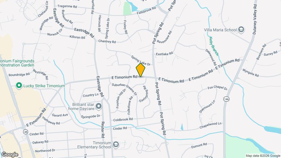 239 E Timonium Rd Map and Location Details