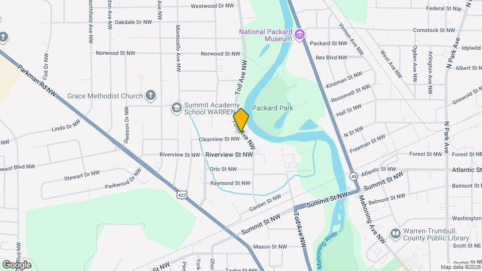 1028 Clearview St NW Map and Location Details