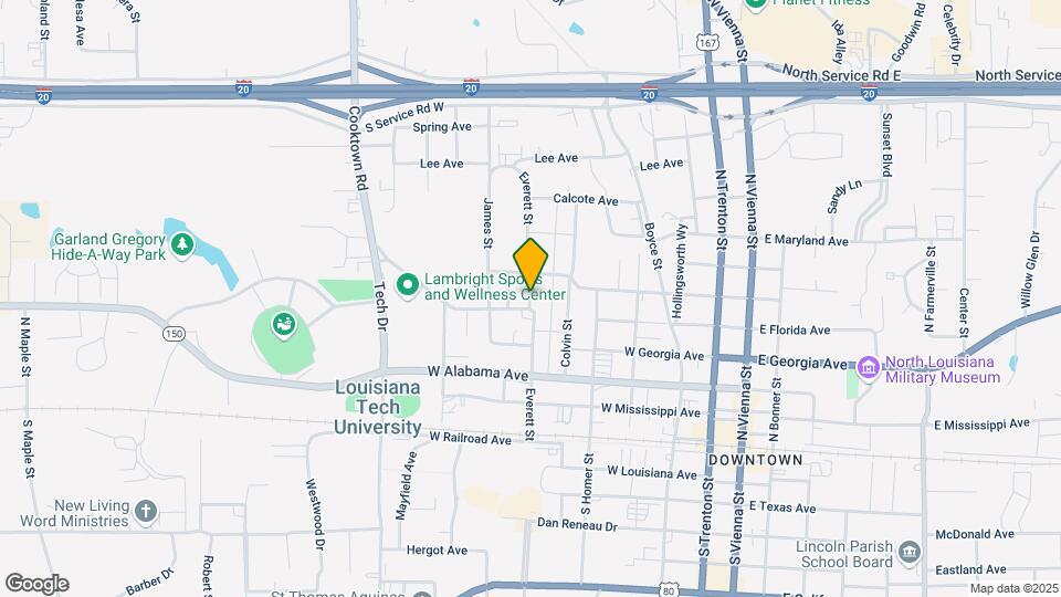 503 Everett St Map and Location Details