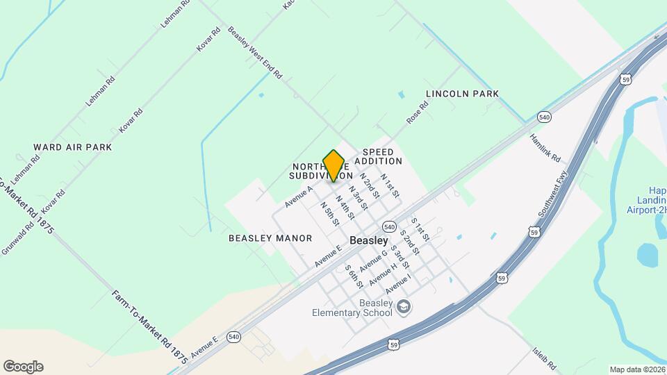 422 N 4th St Map and Location Details