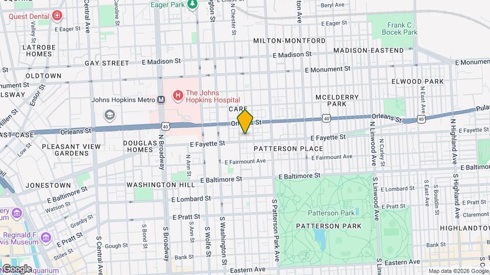2112 E Fayette St Map and Location Details