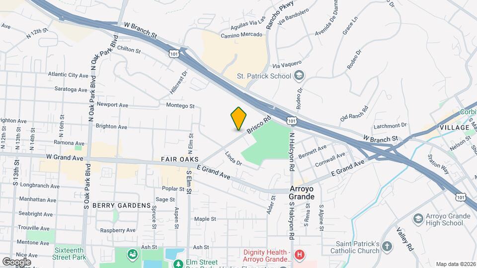 185 Brisco Rd Map and Location Details