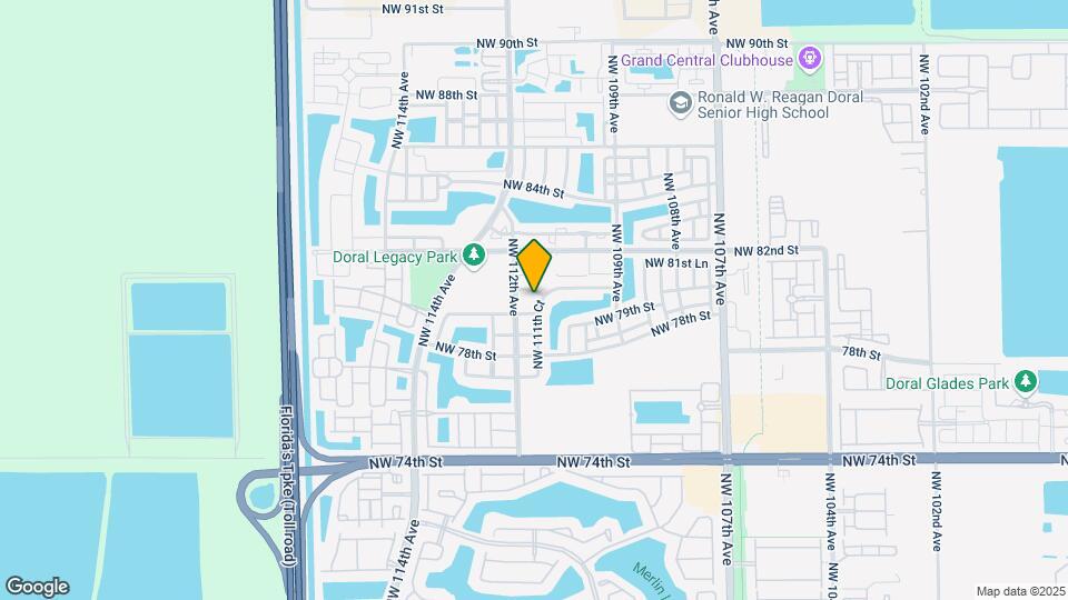 8034 NW 111th Ct Map and Location Details