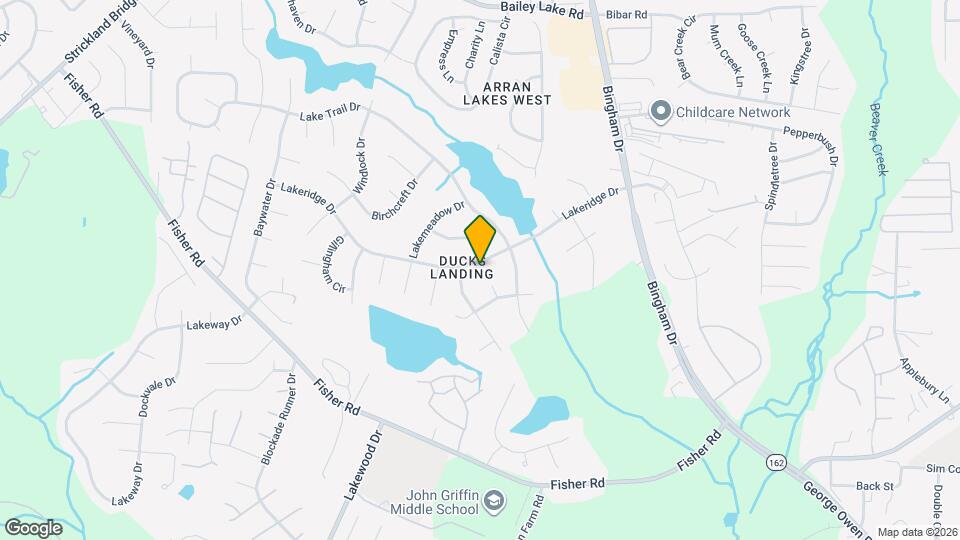 2043 Lakeridge Dr Map and Location Details