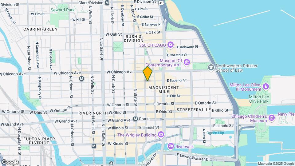 41 E Superior St Map and Location Details
