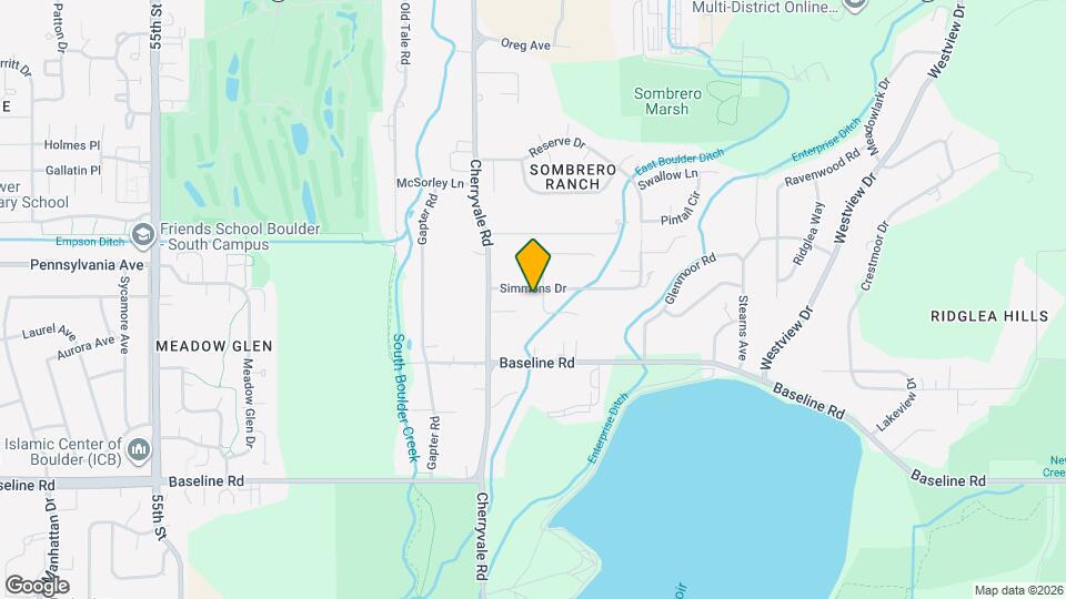 6086 Simmons Dr Map and Location Details