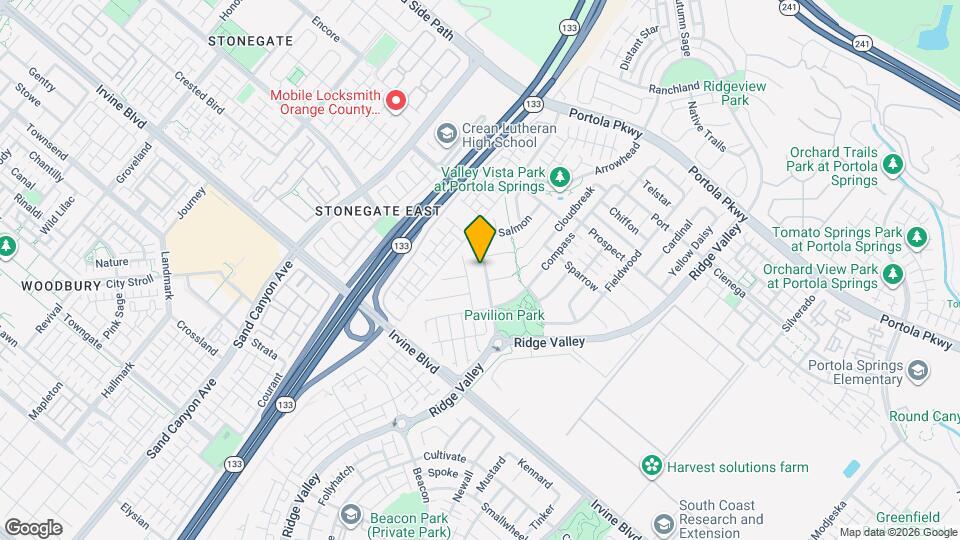 154 Pavilion Park Mapa y Detalles de la Ubicación