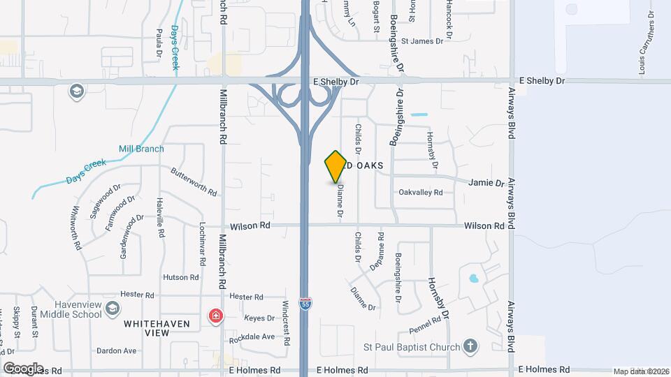 4867 Dianne Dr Map and Location Details