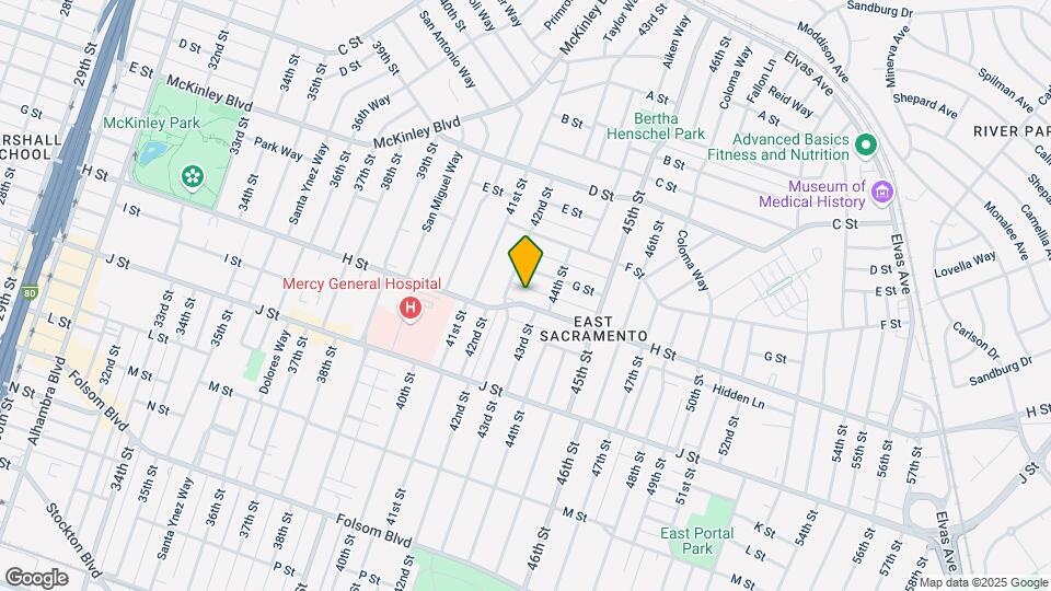 4207 H St Map and Location Details