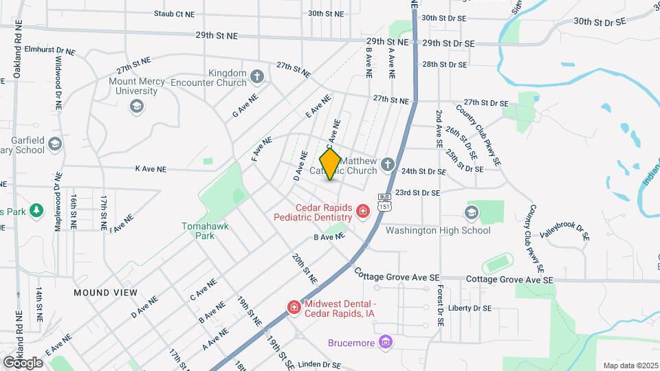315 23rd St NE Map and Location Details