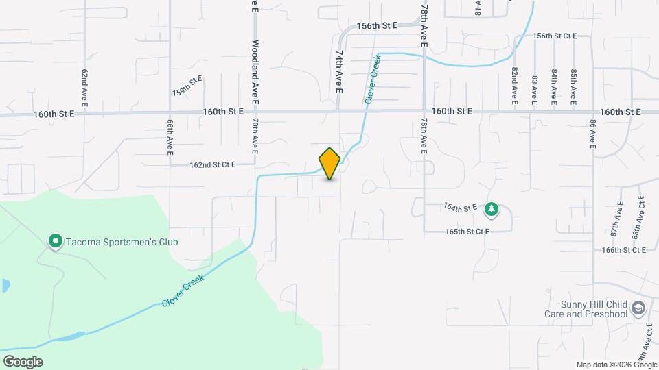 7320 163rd St E Map and Location Details