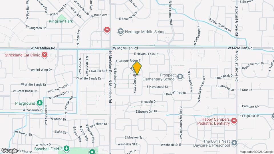 4454 N Longabaugh Way Map and Location Details