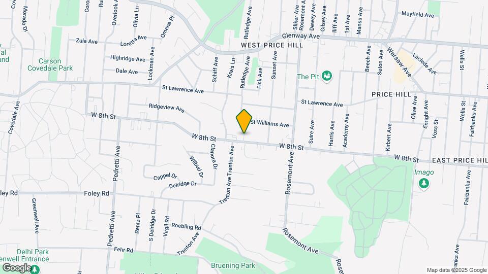 W. 8th St Mapa y Detalles de la Ubicación