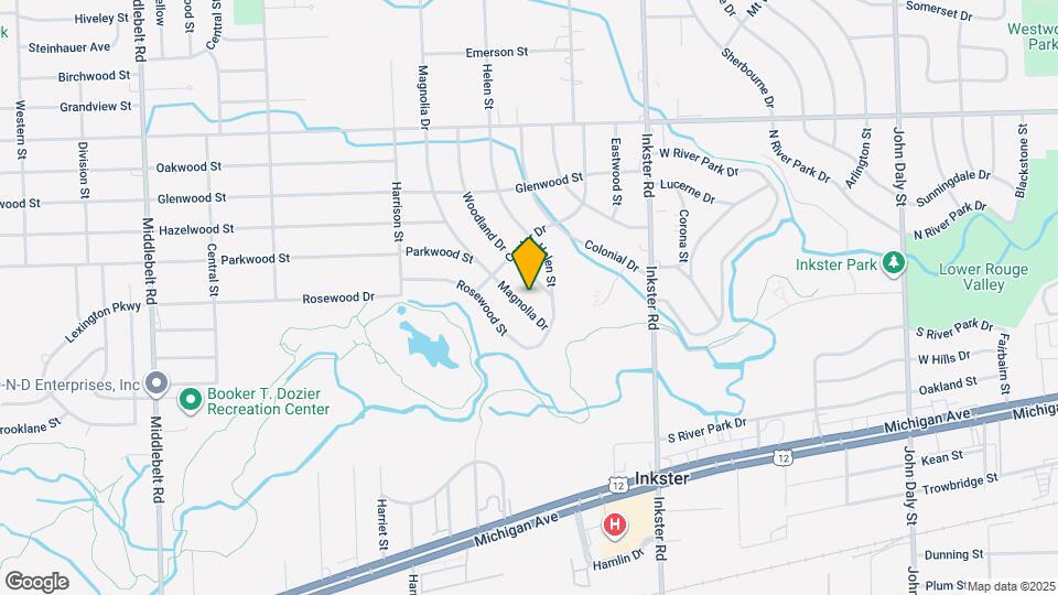 1599 Magnolia Dr Map and Location Details