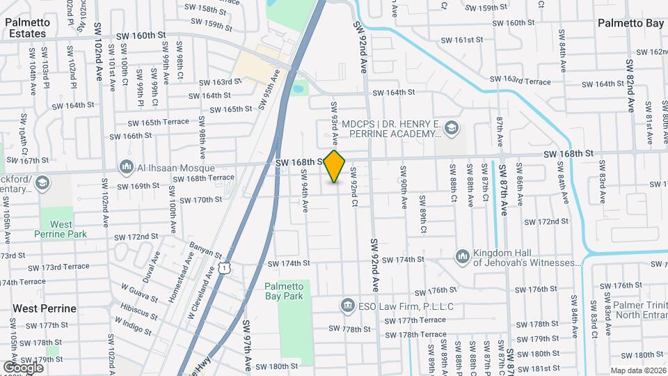 16932 SW 93rd Ave Mapa y Detalles de la Ubicación