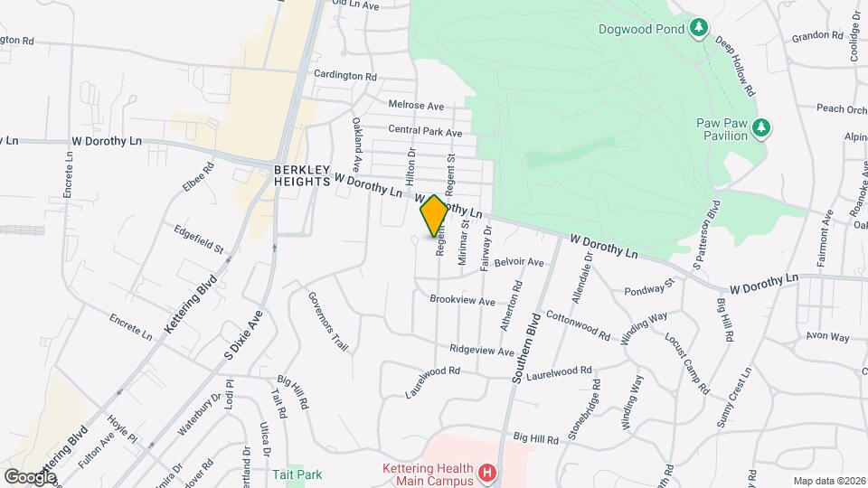 3043 Regent St Map and Location Details