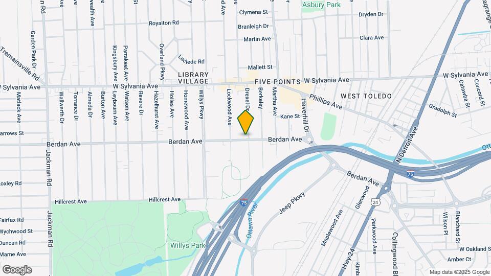 3803 Drexel Dr Map and Location Details