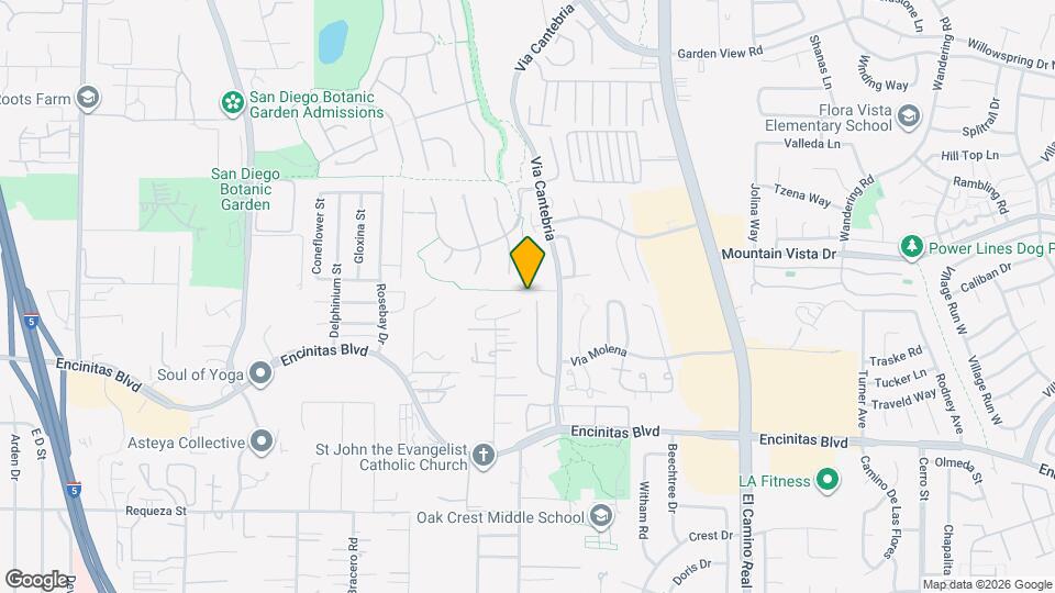 286 Via Tierra Map and Location Details