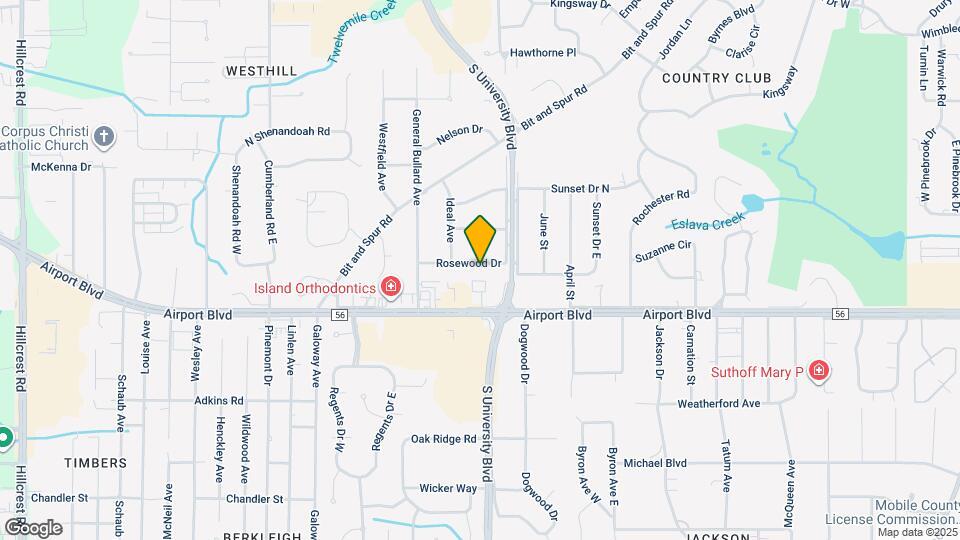 4663 Rosewood Dr Map and Location Details