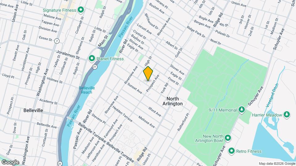 84-86 Belmount Ave Mapa y Detalles de la Ubicación