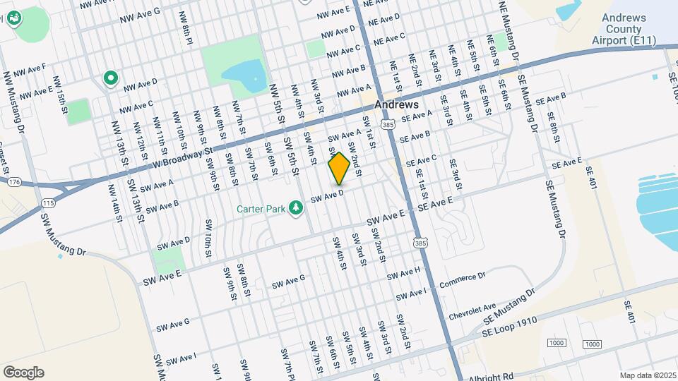 312 SW Ave D Map and Location Details