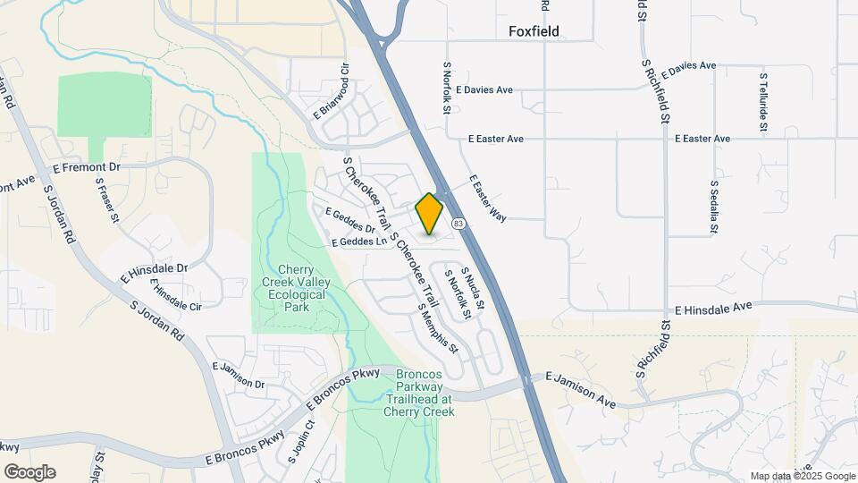 16332 E Fremont Ave Mapa y Detalles de la Ubicación