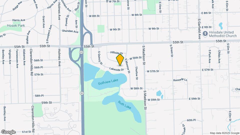 613 Lakeside Dr Map and Location Details