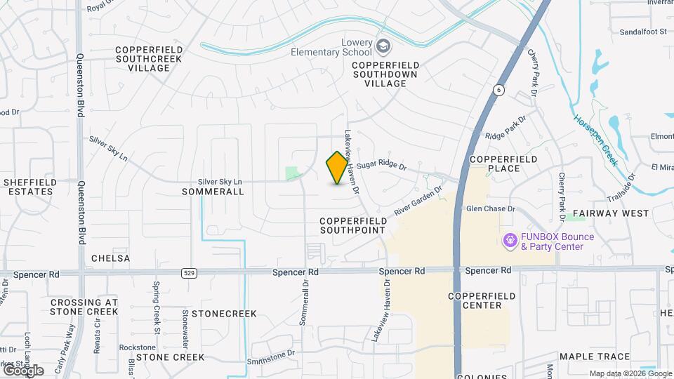 16023 Gladebrook Glen Ln Map and Location Details