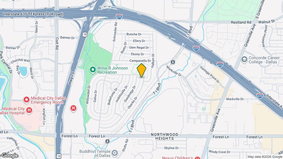 12333 Oberlin Dr Map and Location Details