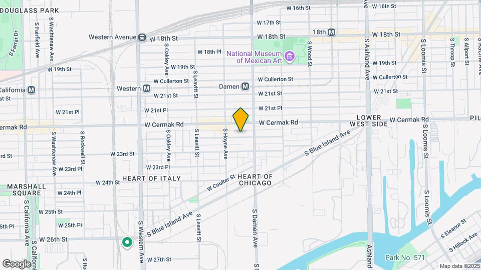 2028 W 22nd Pl Map and Location Details