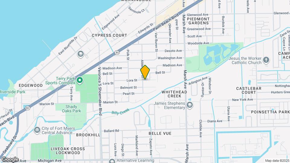 3910 Lora St Map and Location Details