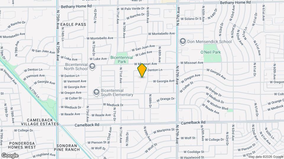 6916 W Georgia Ave Map and Location Details