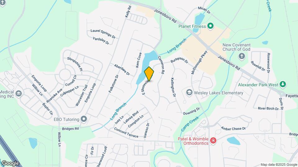 1119 E Shoreview Rd Map and Location Details