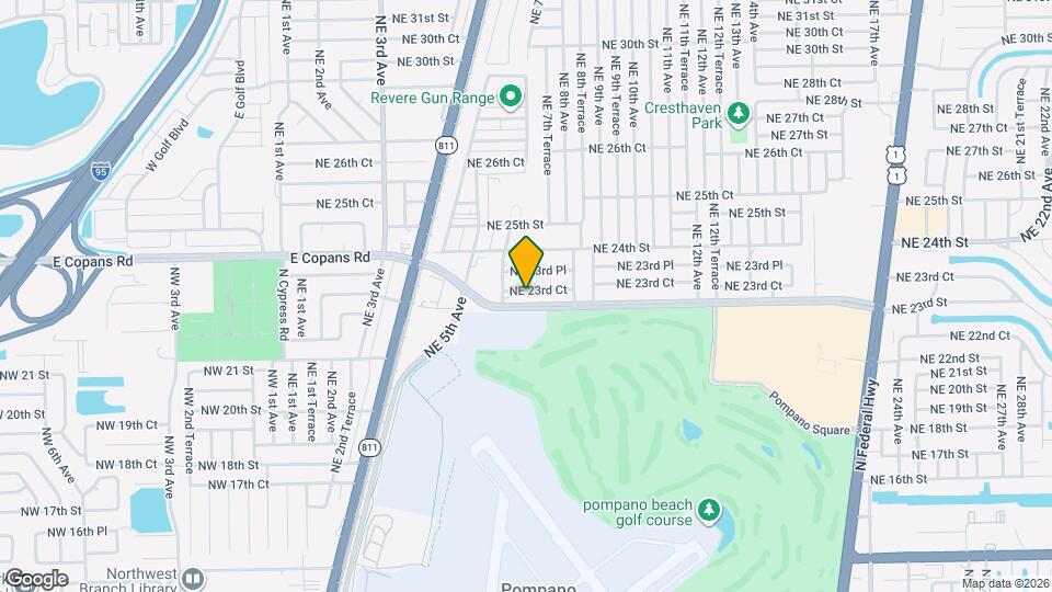 630 NE 23rd Ct Map and Location Details