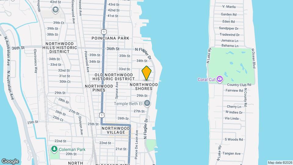 219 31st St Map and Location Details