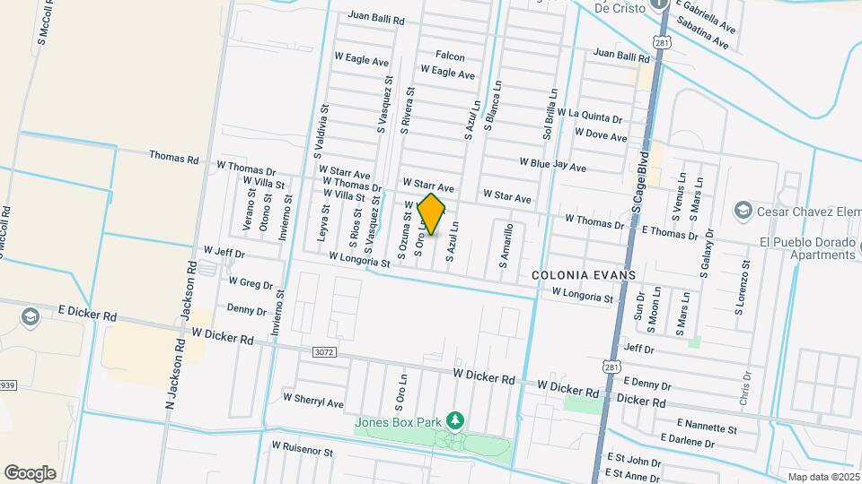 6804 S Naranja Ln Map and Location Details