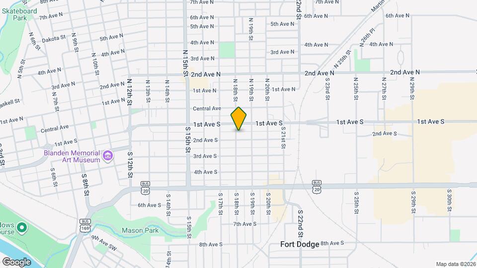 117 S 18th St Map and Location Details