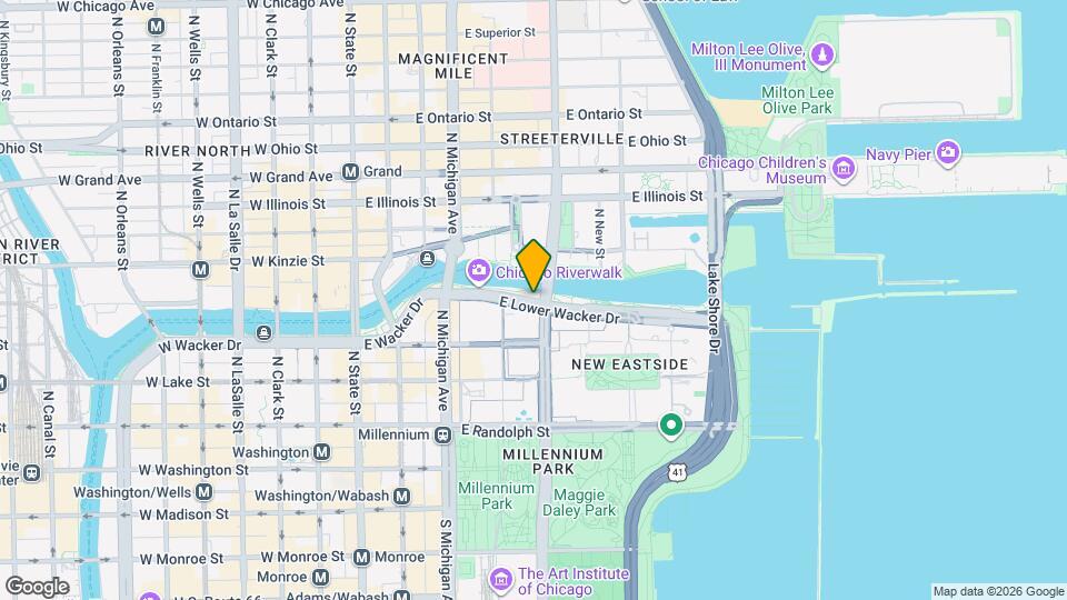 276 E Wacker Dr Map and Location Details