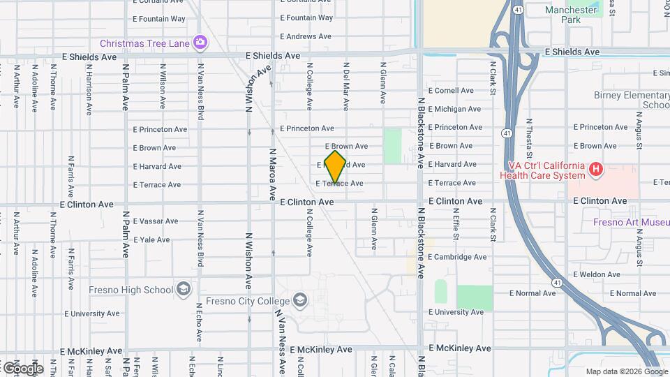 1220 E Terrace Ave Map and Location Details