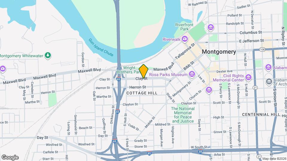 545 Clay St Map and Location Details