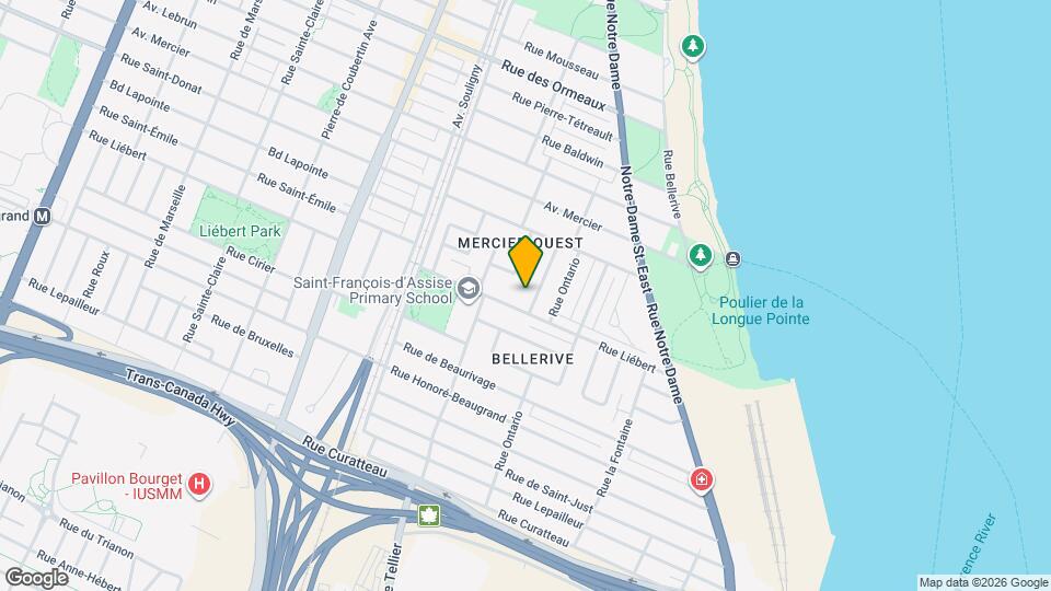 8225 Baillairgé Rue Map and Location Details