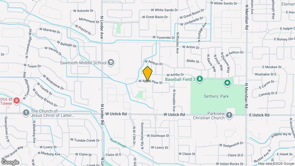 1101 W Apple Pine St Map and Location Details