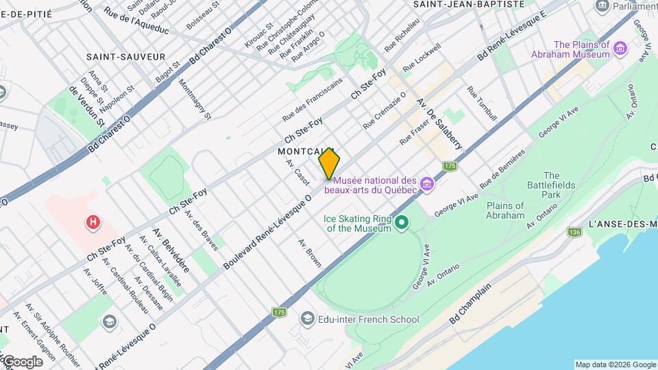 387 René-Lévesque Boul O Map and Location Details