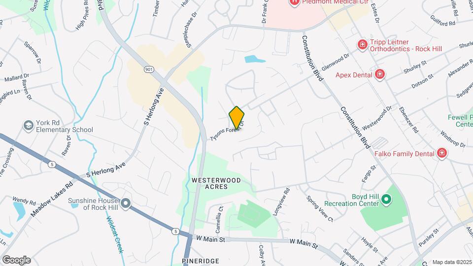 637 Tysons Forest Dr Map and Location Details