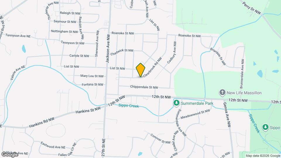 1618 Clearbrook Rd NW Map and Location Details