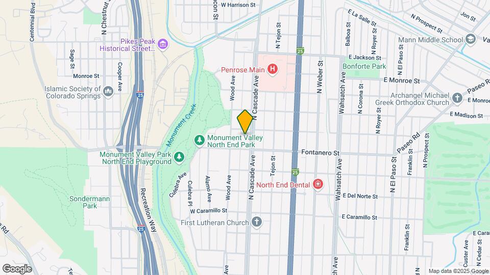1922 N Cascade Ave Map and Location Details